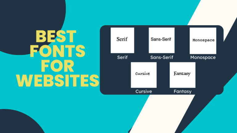Best Fonts For Websites